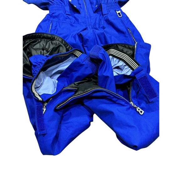VTG Bogner Womens Ski Suit Insulated One-piece Pc Size 8 Long Blue Thermal Snow - Picture 10 of 14
